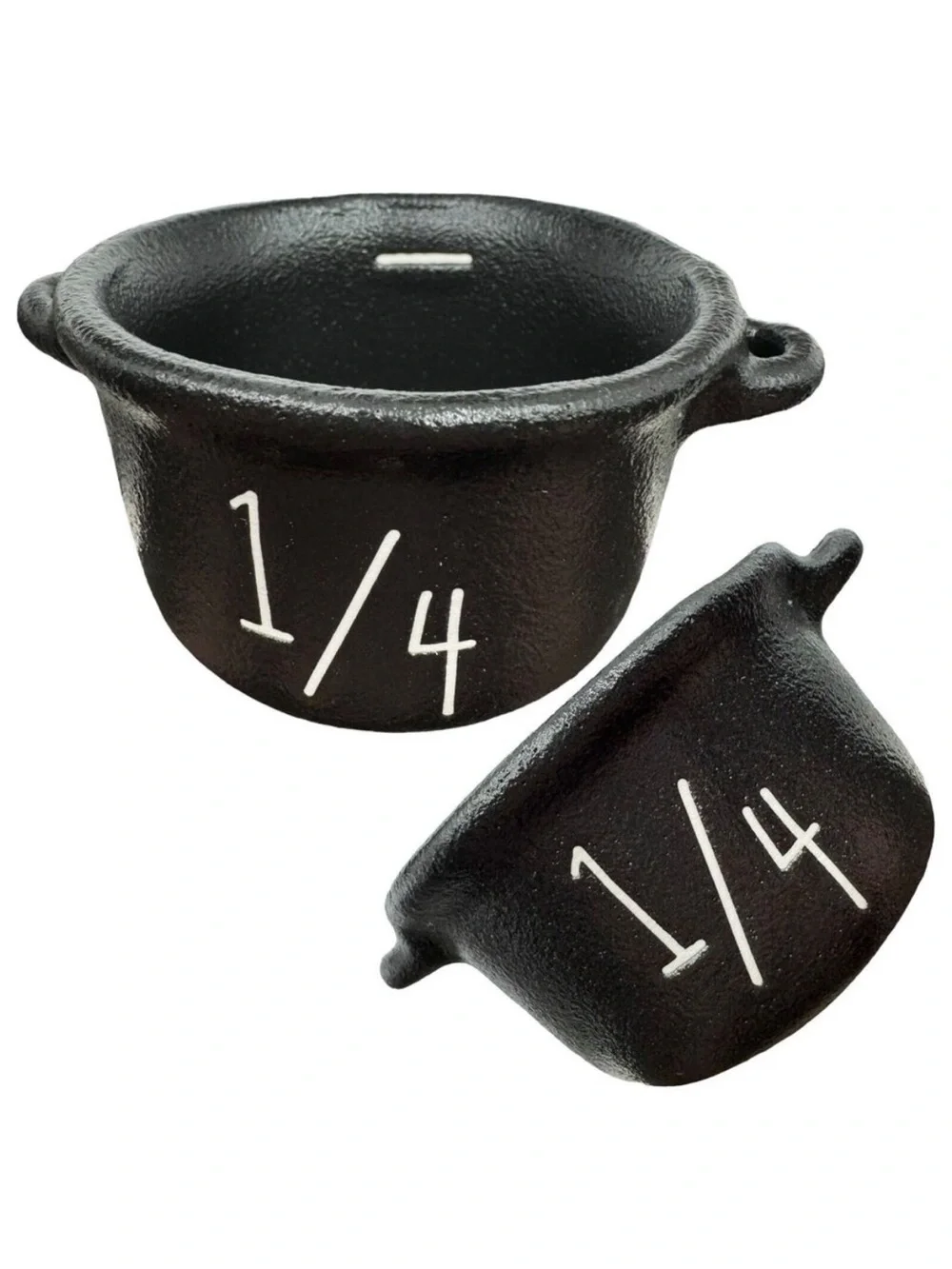 Rae Dunn Cauldron Measuring Cups Set